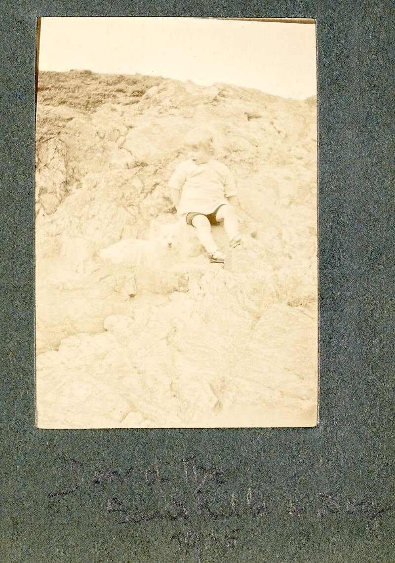 Don of the Sand Hills & dog [Flip] 1915