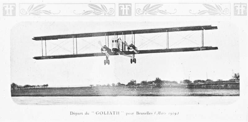 Departure: Farman Goliath airborne, 1919