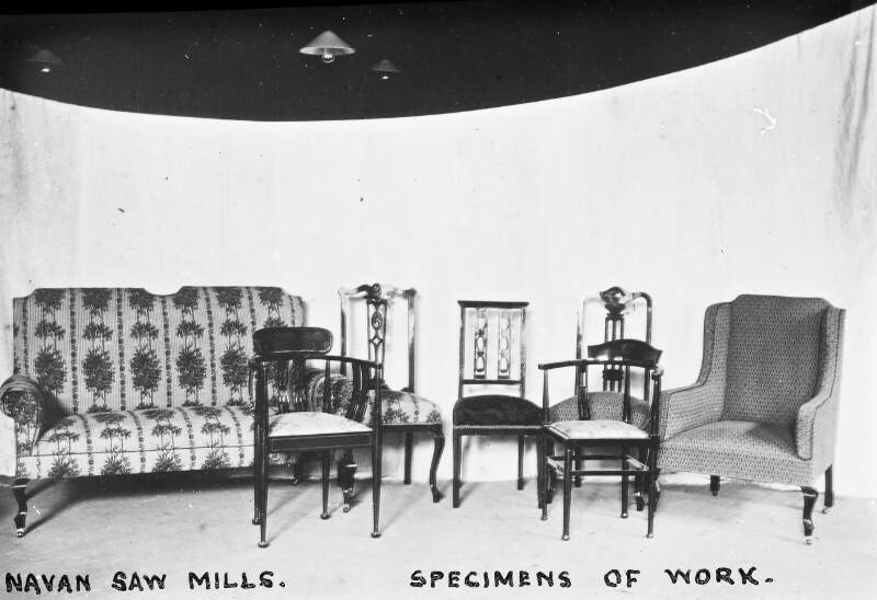 113: Navan Saw Mills, Navan, Co. Meath. Examples of work: chairs and sofas.