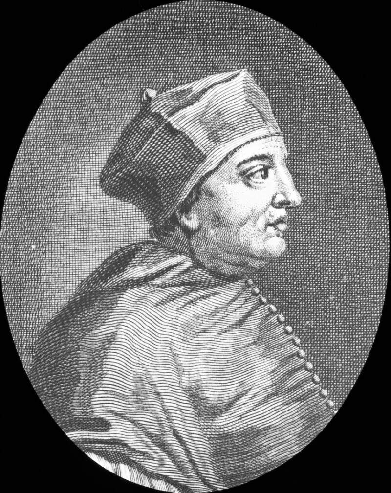 Etching: Cardinal Wolsely.