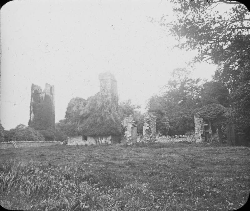 Slane Hill with ruins.