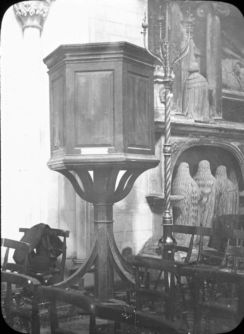 Dean Swift's pulpit, St. Patrick's Cathedral, Dublin.