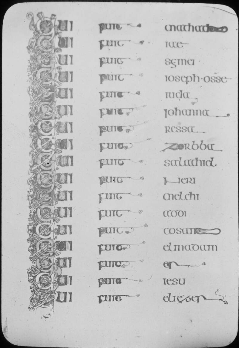 Book, letters of decorative initials.