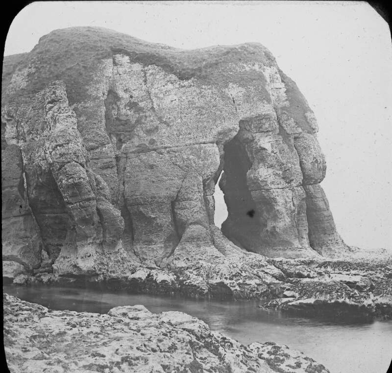 Elephant Rock, by shore.