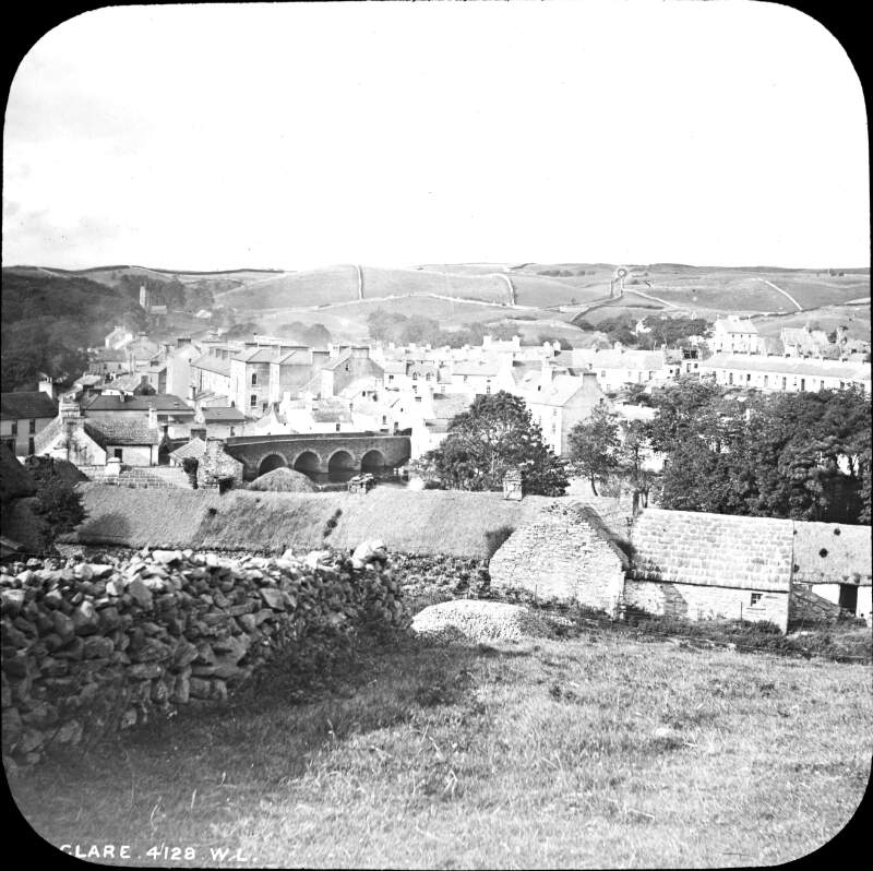 Ennistymon village, general view. County Clare.