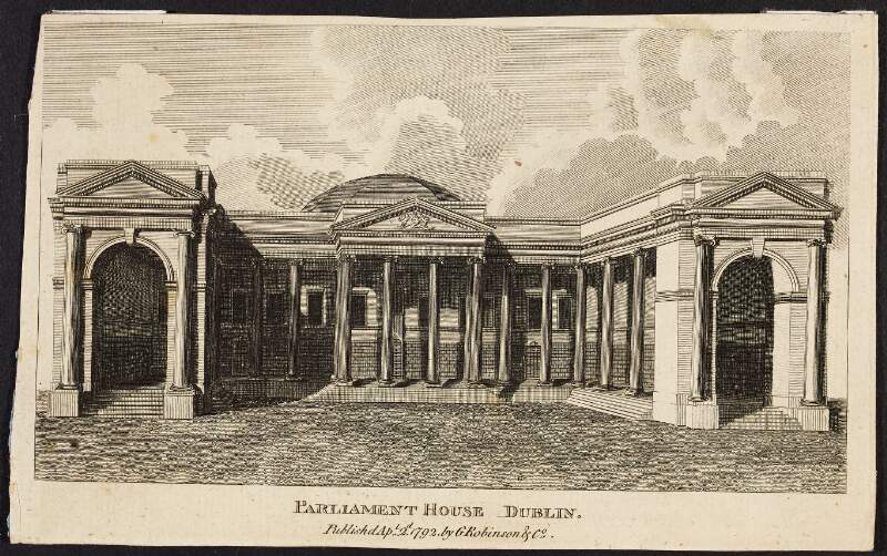 Parliament House, Dublin [front view]