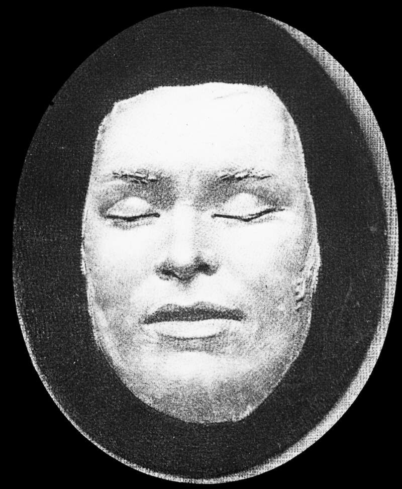 Death mask/head of Robert Emmet[?]