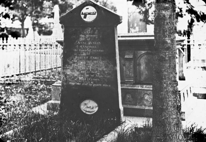 Anne Devlin's grave.