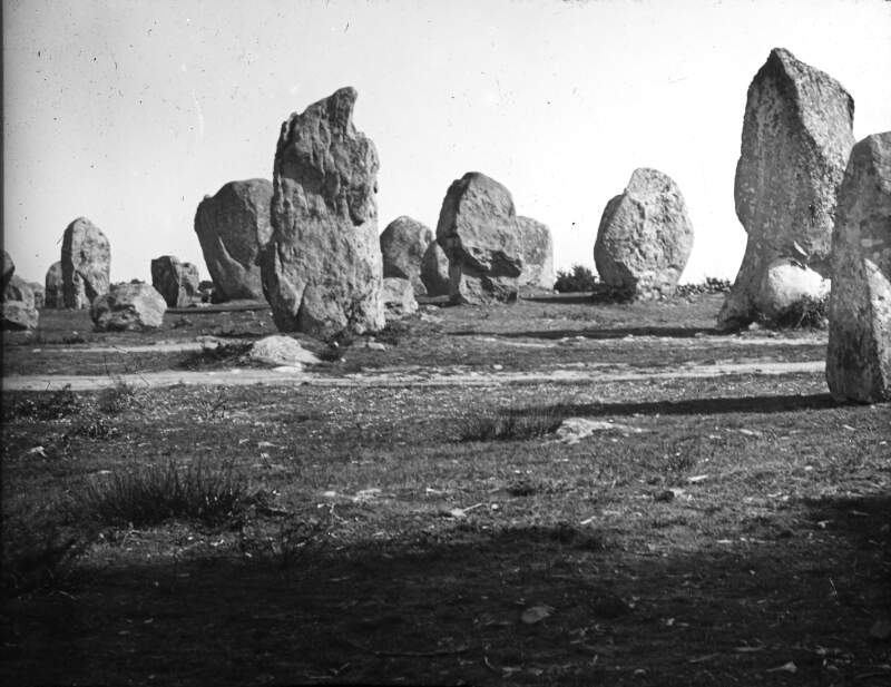 Standing stones in circle.
