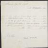 [Handwritten receipt from Francis Goold Esq. to Dr. W. Walker for clothing and tailoring services] /
