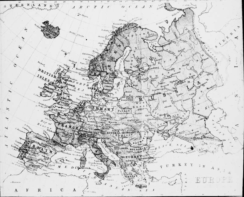 Map of Europe.