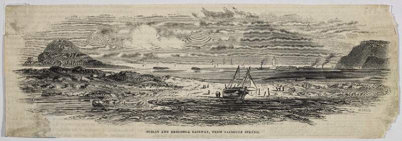 Dublin and Drogheda Railway, from Baldoyle Strand