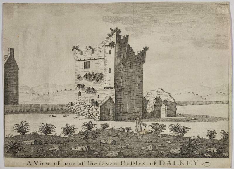 A view of one of the seven castles of Dalkey