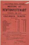 Meeting at Newtownstewart, Tuesday, 12th July [1938] : excursion tickets ... /
