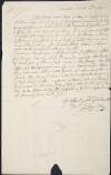 Letter from [John?] Hamilton to William Flower, Baron Castle Durrow, regarding Lord Thomond's [Henry O'Brien] appeal to the Duke of Somerset [Charles Seymour],