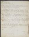 Letter from Thomas Warren, to James Henckell, making arrangements for the execution of a mortgage and other business matters surrounding his brother's will,