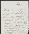 Note from Arthur Richard Wellesley, 2nd Duke of Wellington, to unidentified recipient, enclosing payment for soap,