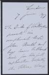 Letter from Arthur Richard Wellesley, 2nd Duke of Wellington, to Sir John Neeld, regarding an attempt to breed turkeys,