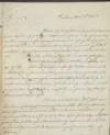 Letter from Peter Wilson, bookseller, to Revd. Samuel Monsell, Mallow, regarding the manuscript for Smith's 'History of Limerick' which has been sent to him for publication,