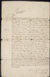 Letter from James I, King of England, to Henry Cary, Viscount Falkland, concerning Sir Richard Bolton being appointed by the Kings consul as the Attorney General to the "Court of Wards and Liberty",