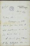 Letter from Arthur Hugh Smith-Barry, Baron Barrymore, to unidentified recipient, enclosing a letter for Edward Gibson, Lord Ashbourne,