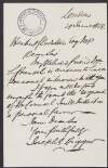 Letter from Francis Joseph Bigger, to Herbert Gladstone, M.P., requesting that he meet with Mr. [Connsell?],