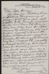 Letter from Charles J. Adams to John Devoy regarding the Parnell Memorial,