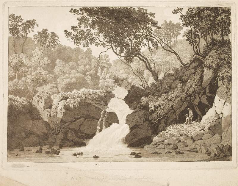 [Front view of O' Sullivan's Cascade, near Killarney]