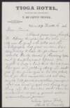 Letter from Thomas McCarthy Fennell to John Devoy,