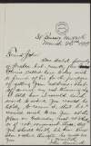 Letter from John P. Howard to John Devoy saying that someone was looking for his address,