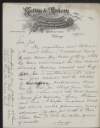 Letter from John T. Keating to John Devoy praising services rendered by Sir Roger Casement,