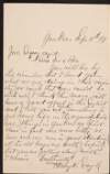 Letter from Henry V. Doyle to John Devoy regarding events in Yonkers,