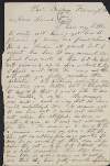 Letter from William Francis MacKey Lomasney to John Devoy in which he thinks there is a leak somewhere,