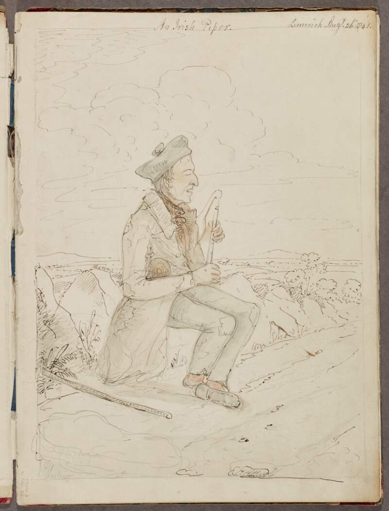 An Irish piper, Limerick Augt. 26th, 1841