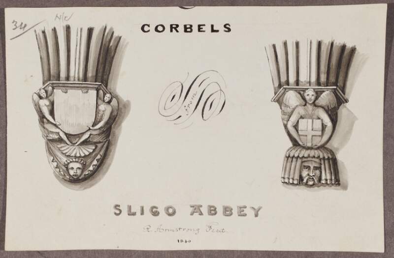 Corbels from Sligo Abbey
