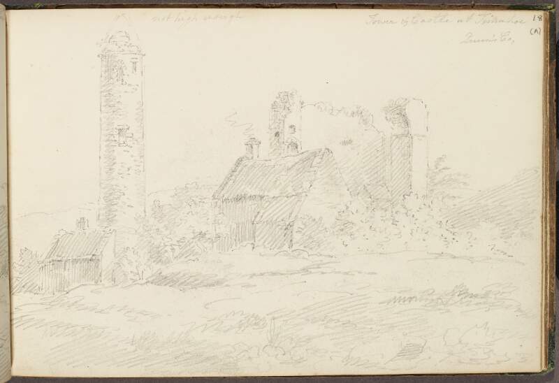 Tower and Castle at Timahoe, Queen's Co.