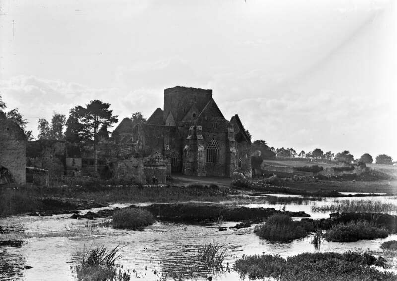 Abbey from River, Holycross, Thurles, Co. Tipperary