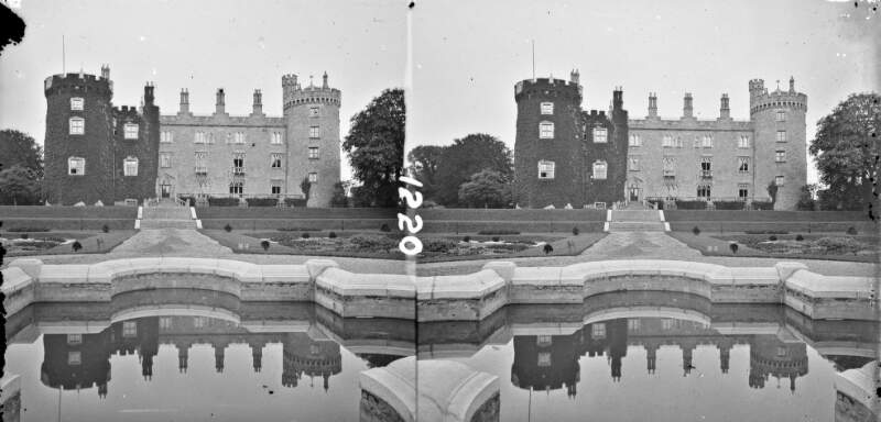 Castle and formal garden (including pond), Kilkenny City, Co. Kilkenny