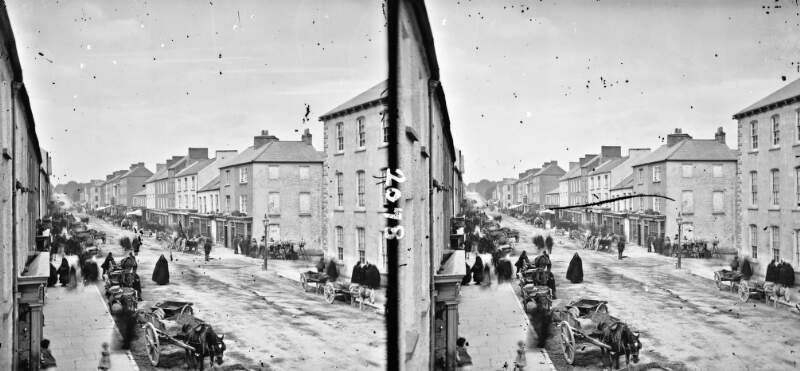 Busy street scene, Fermoy, Co. Cork