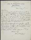 Letter from John A. McGarry to John Devoy enclosing a biography of Col. Ricard Burke,