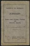 Judiciary : rules and forms, parish and district courts,