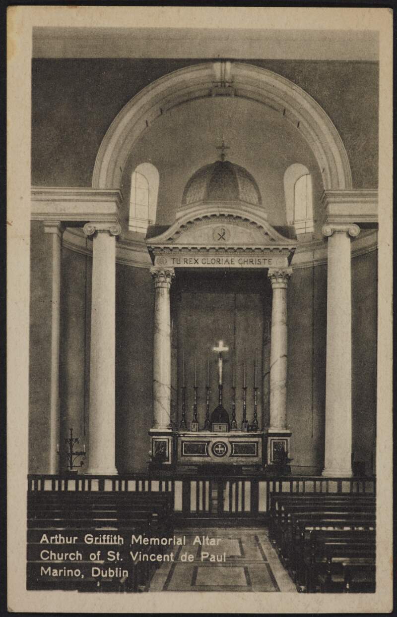 [Altar, Church of St. Vincent de Paul, Marino, Dublin],