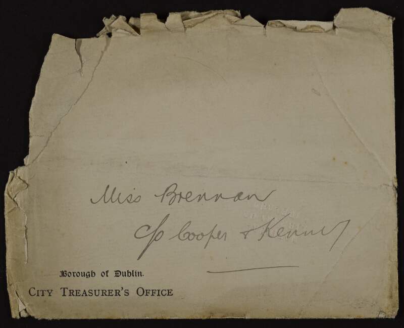 Letter from Éamonn Ceannt to Áine Ceannt confirming arrangements to meet that afternoon,
