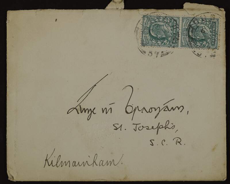 Letter from Éamonn Ceannt to Áine Ceannt,