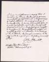 Testimonial of Thomas MacDonagh for the position of Professorship of English Literature from Count George Noble Plunkett,