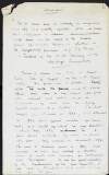 Handwritten draft of P.S. O'Hegarty's introduction to Tom Clarke's 'Glimpse's of an Irish Felon's Prison Life',