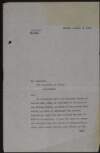 Copy of letter from John W. Davis to the U.S. Secretary of State regarding Liam Pedlar's case against Lt Col W. Edgeworth Johnstone, the Chief Commisioner of the Dublin Metropolitan Police,