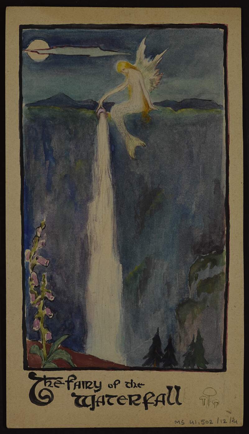 The fairy of the waterfall,