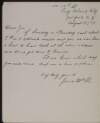 Letter from James McGee to Joseph McGarrity arranging a meeting,