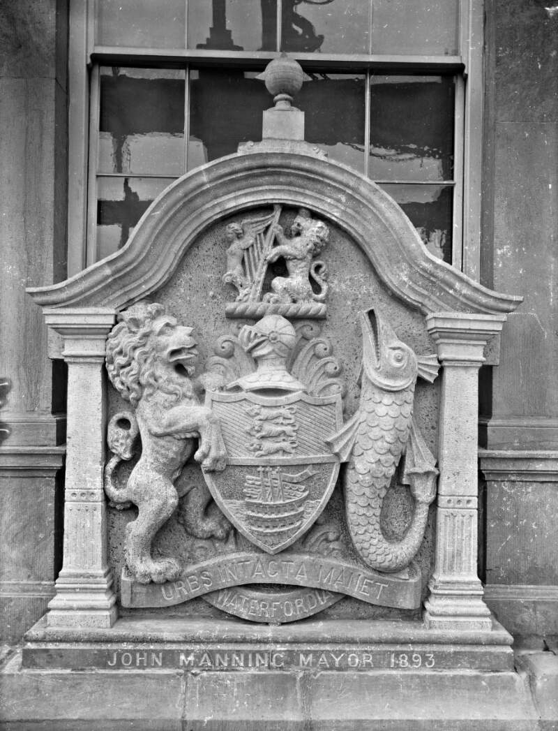 Waterford Coat of Arms, Town Hall.